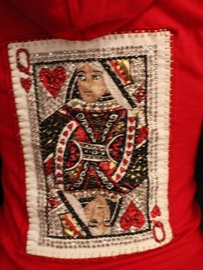 Rhinestone Queen Card Jacket